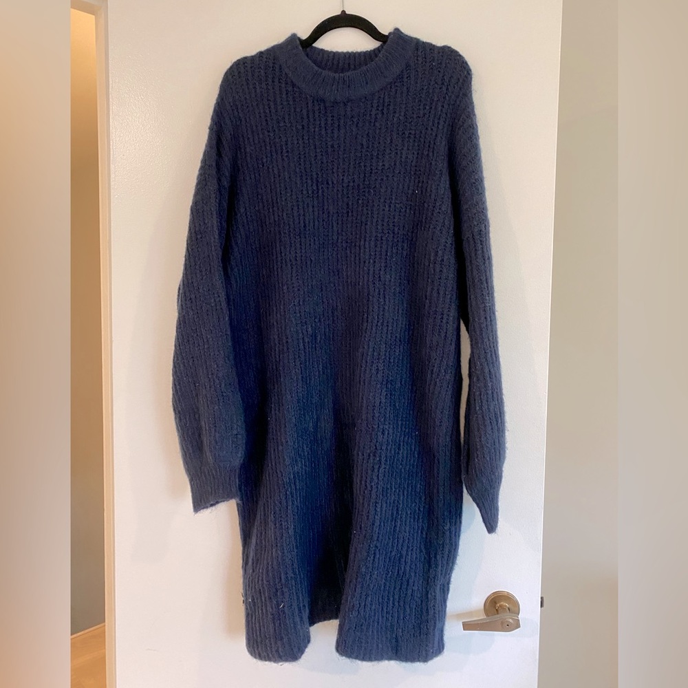 Navy Sweater Dress